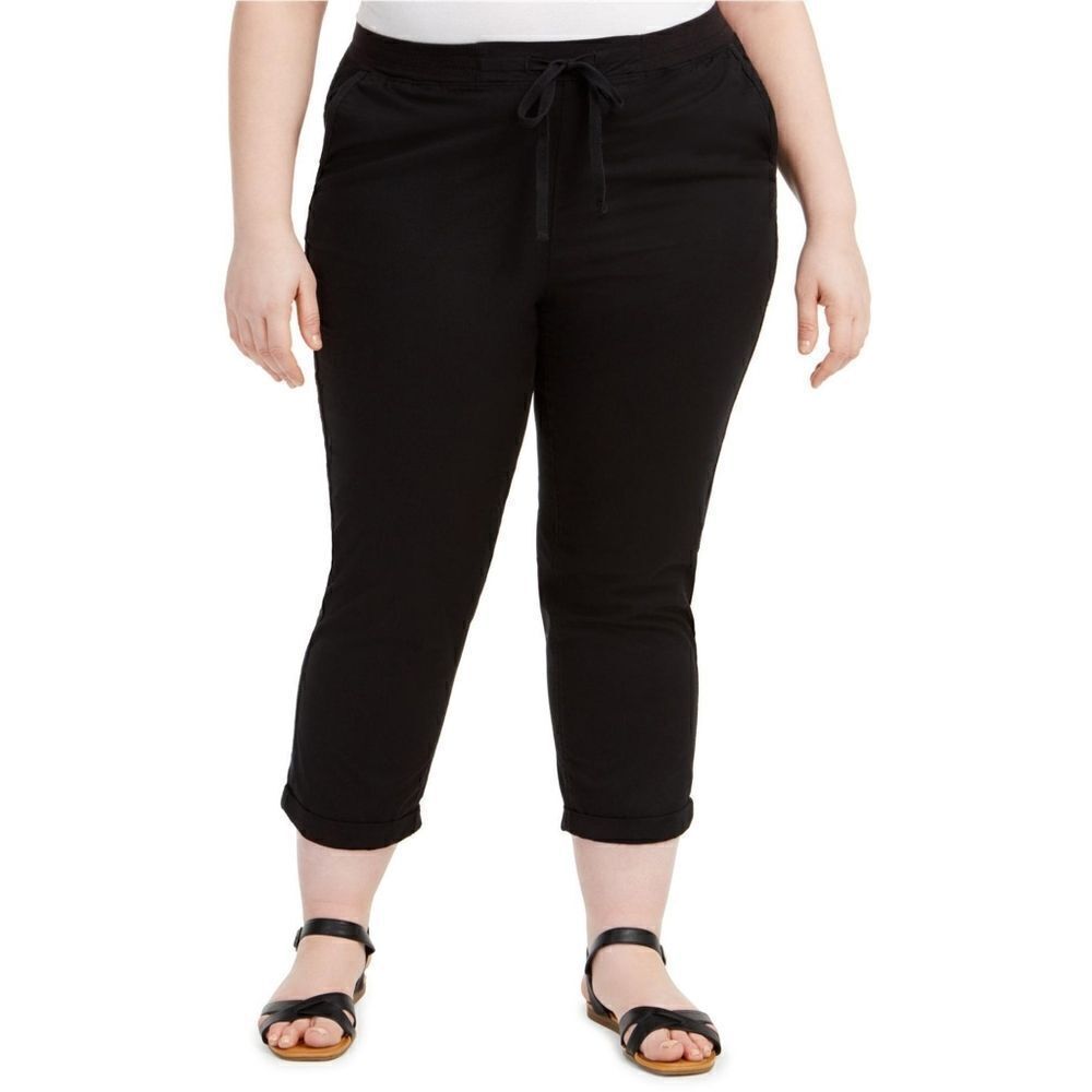 Style & Co Twill Tape Utility Pants sz 18W= 36x27